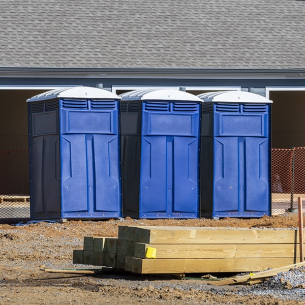 are there any restrictions on where i can place the portable toilets during my rental period in College Station